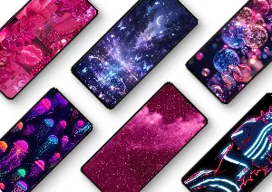 Neon Live Wallpaper Glitzy Screenshot 0