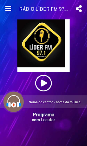 Rádio Líder FM 97.1 Screenshot 1