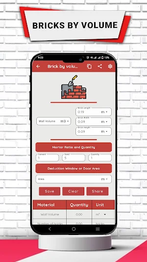 bricks Calculator Screenshot 1