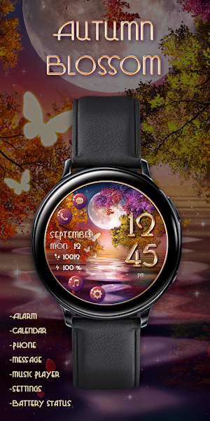 Autumn Blossom_Watchface Screenshot 0
