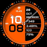 CC Digital 34 watch face