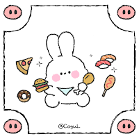 카카오톡 테마 - 살안찌는부적 바니_화이트_2