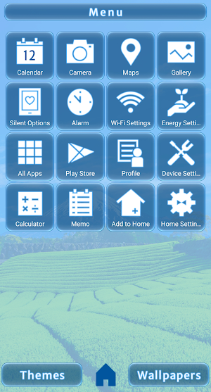 Mt. Fuji Tea Fields Theme Screenshot 1