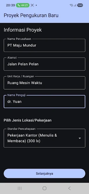SNILuxmeter Screenshot 3