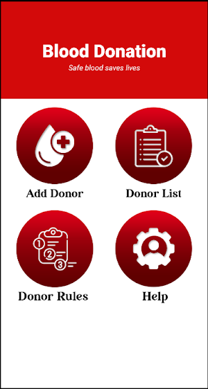 Blood Donation Screenshot 0
