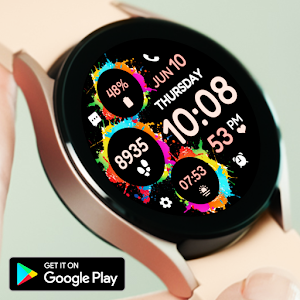 Splatter Bloom Watchface Screenshot 0