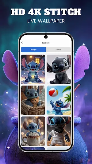 Stitch 4K Live Wallpaper Screenshot 3