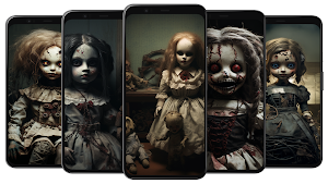 Scary Doll Wallpaper Screenshot 1