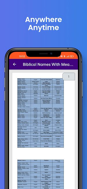 Biblical Names With Meaning Screenshot 3