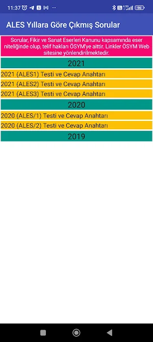 ALES 2024 Hazırlık Screenshot 0