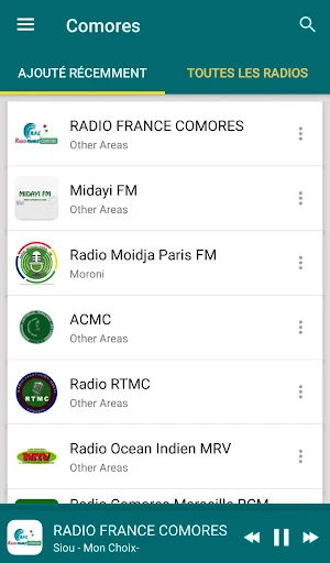 Radio Comoros Screenshot 3