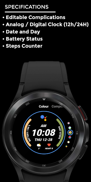 Nighty Digital 20 - watch face Screenshot 3