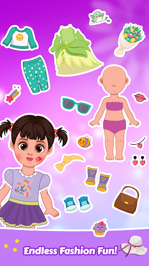 Chibi Doll Dress Up Makeup Screenshot 1