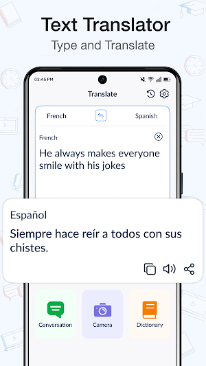 French Spanish Translator Screenshot 0