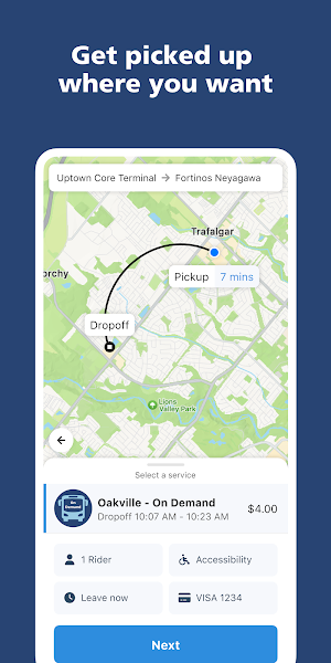 Oakville Transit On Demand Screenshot 1
