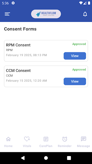 HealthFlow Screenshot 2
