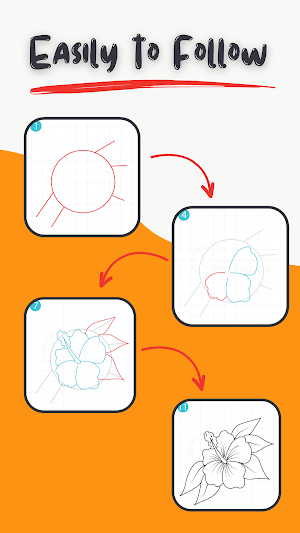 Draw flowers step by step Screenshot 2