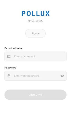 Pollux Drivers Nav Screenshot 1