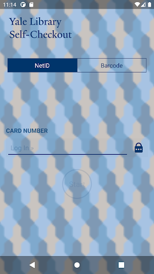Yale Library Self-Checkout Screenshot 1