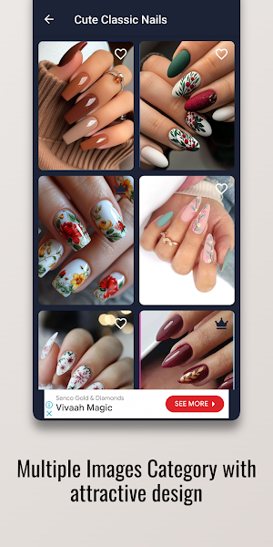 Cute Classic Nail Art Design Screenshot 1