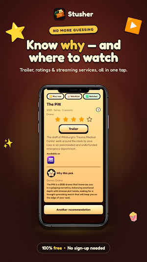 Stusher: What to Watch Screenshot 2