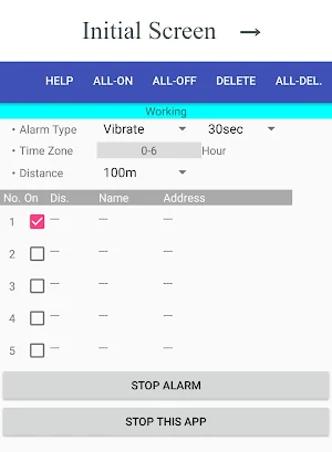 Delivery Alarm  - rings alarm  Screenshot 0