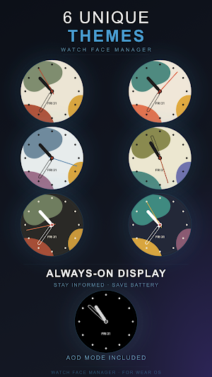 Modernist Bloom Watch Face Screenshot 1