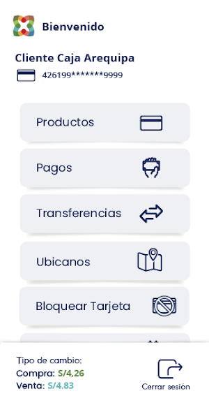 Caja Arequipa Móvil Screenshot 0