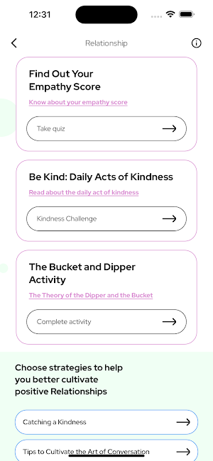 PERMARS Well-Being Screenshot 3