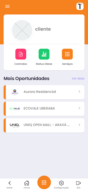Área do Cliente - Terrare Screenshot 1