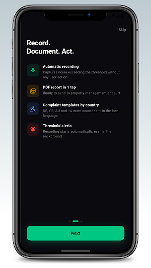 Noise Log – Neighbor Complaint Screenshot 1