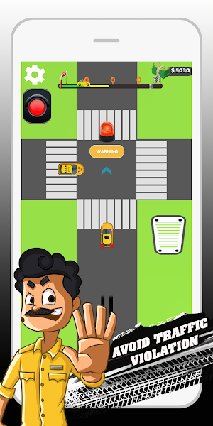 Smart Cabby - 2D Car Driving game Screenshot 3