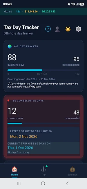 Tax Day Tracker Screenshot 0
