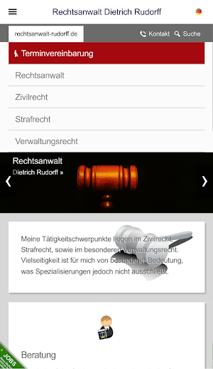 Rechtsanwalt Dietrich Rudorff Screenshot 1