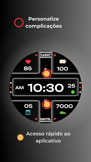 Block Time 22 Watch Face Screenshot 0