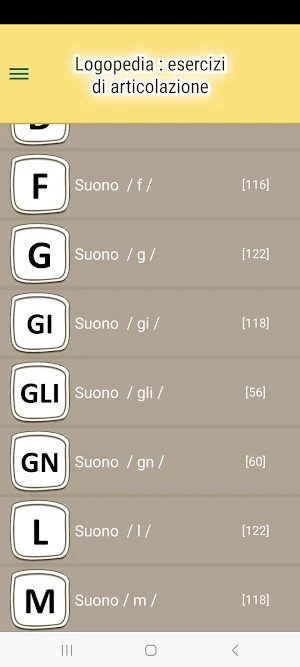 App Logopedia : esercizi Screenshot 0