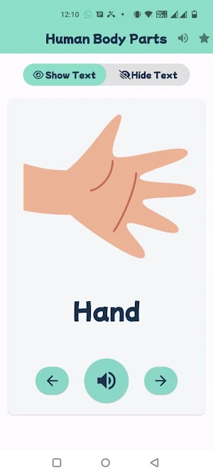 Human Body Part for Kids Screenshot 3