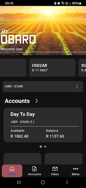 OBARO App Screenshot 1