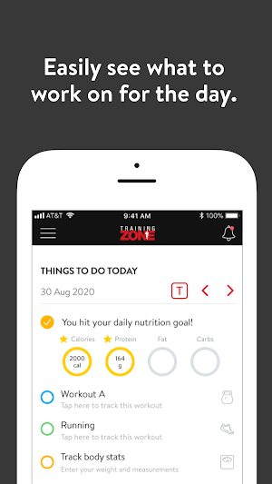 Training Zone App Screenshot 1