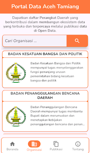 Open Data Aceh Tamiang Screenshot 1