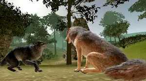 Wolf Life Wild Animals Game 3D Screenshot 0