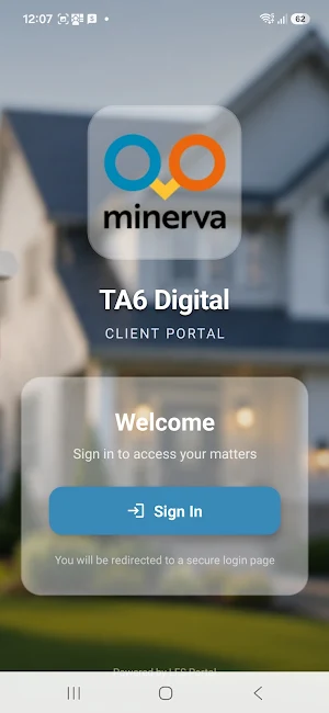 TA6 Digital Client Portal Screenshot 0