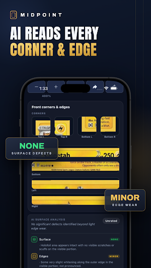 Midpoint: AI Card Grading Scan Screenshot 3