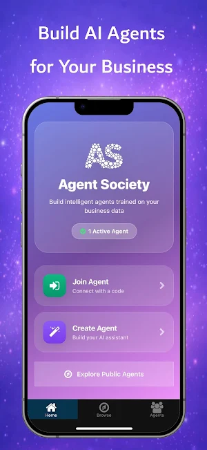 Agent Society - Business AI Screenshot 0