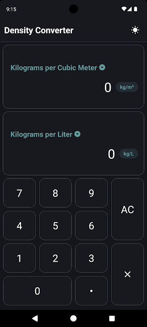 Density Converter Screenshot 1