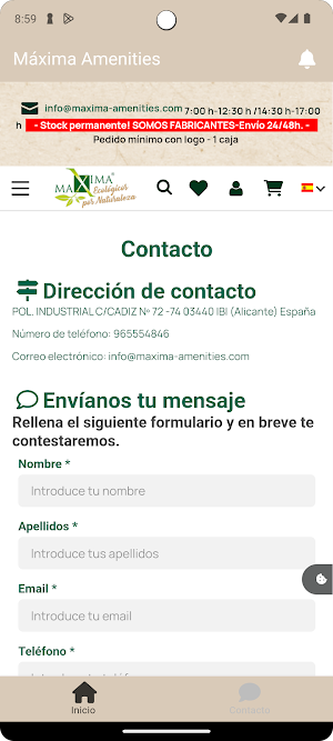 Máxima Amenities Screenshot 1