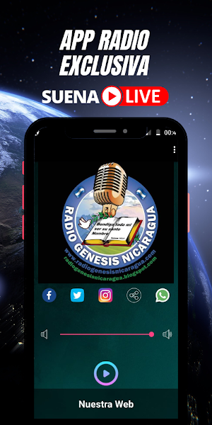 Radio Genesis Nicaragua Screenshot 1