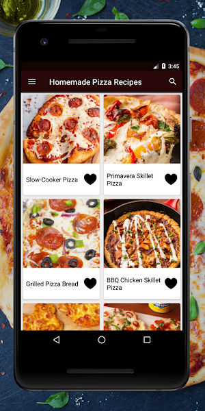 Pizza Recipes: Homemade Pizza Recipes Offline Screenshot 1