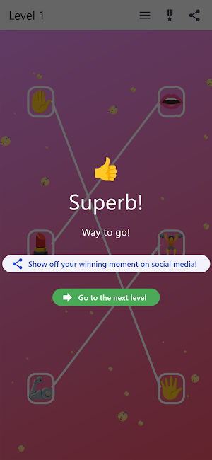 emoji Match&Connect mind game Screenshot 2