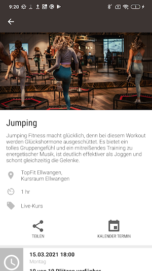 TopFit Fitness Screenshot 1